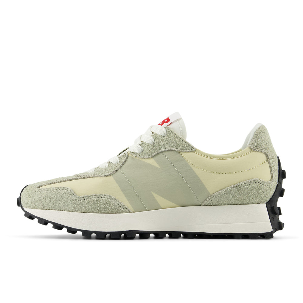 Women's New Balance 327 Color: Olivine Pale Moss 2