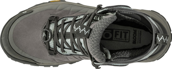 Women's Oboz Bangtail Mid Insulated Waterproof Color: Winter Quartz 