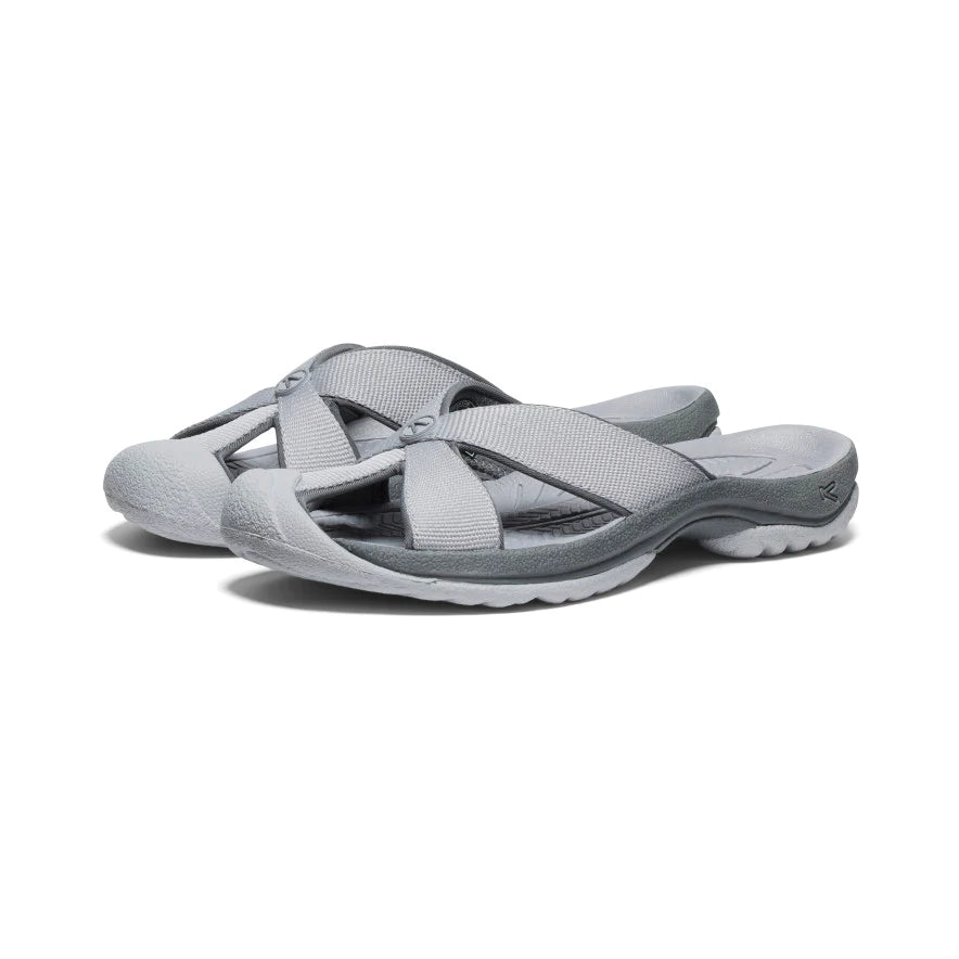 Women's Keen Bali Slide Sandal Color: Alloy/Steel Grey 1
