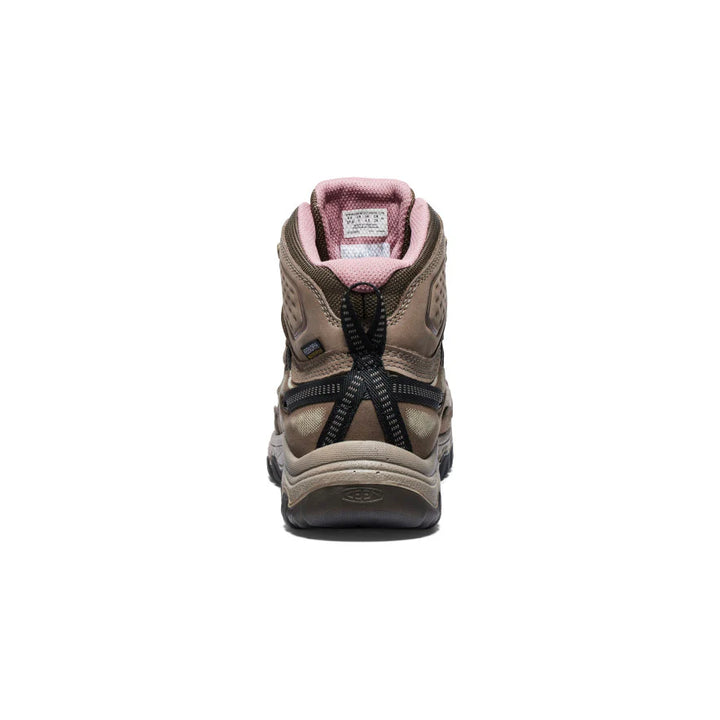 Women's Keen Targhee IV Waterproof Hiking Boot Color: Brindle/Nostalgia Rose (WIDE WIDTH) 4