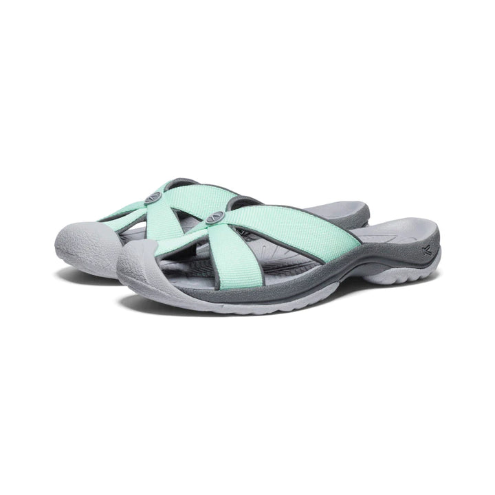 Women's Keen Bali Slide Sandal Color: Lichen / Steel Grey  1