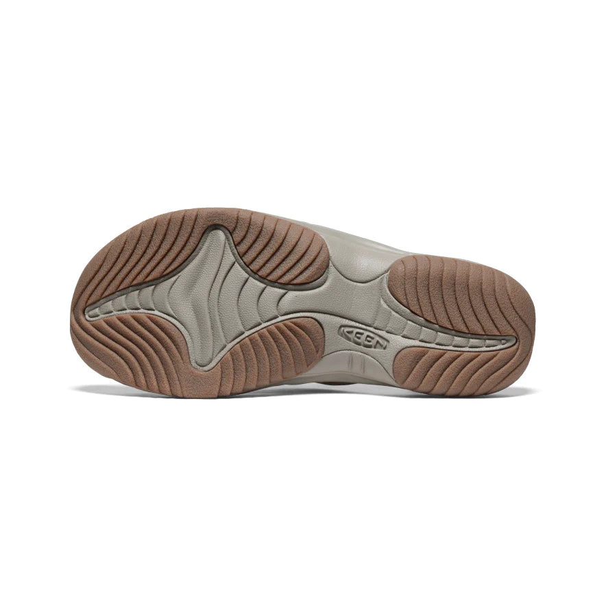 Men's Keen Waimea Leather Flip Flop Color: Brindle Birch  3