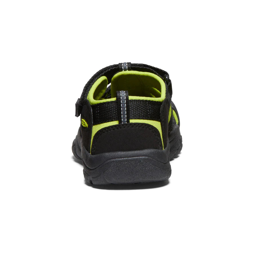 Big Kid's Keen Newport H2 Color: Black/ Lime Green