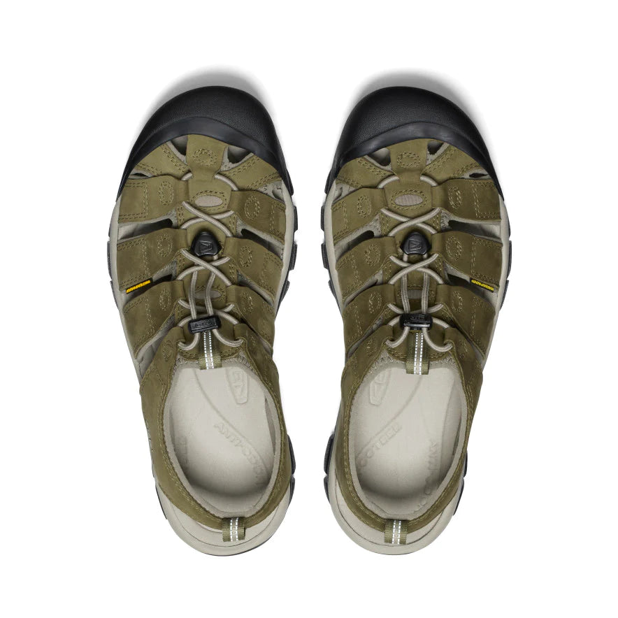 Men's Keen Newport Leather Color: Martini Olive / Brindle 6