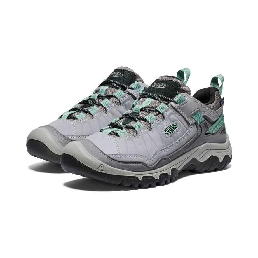 Women's Keen Targhee IV Waterproof Hiking Shoes Color: Alloy/Granite Green 1