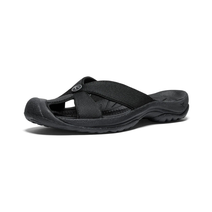 Women's Keen Bali Slide Sandal Color: Black/ Steel Grey  6