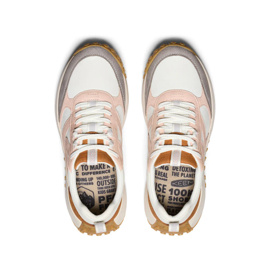 Women's Keen KS86 Leather Sneaker Color: KEEN Maple / Cameo Rose  5