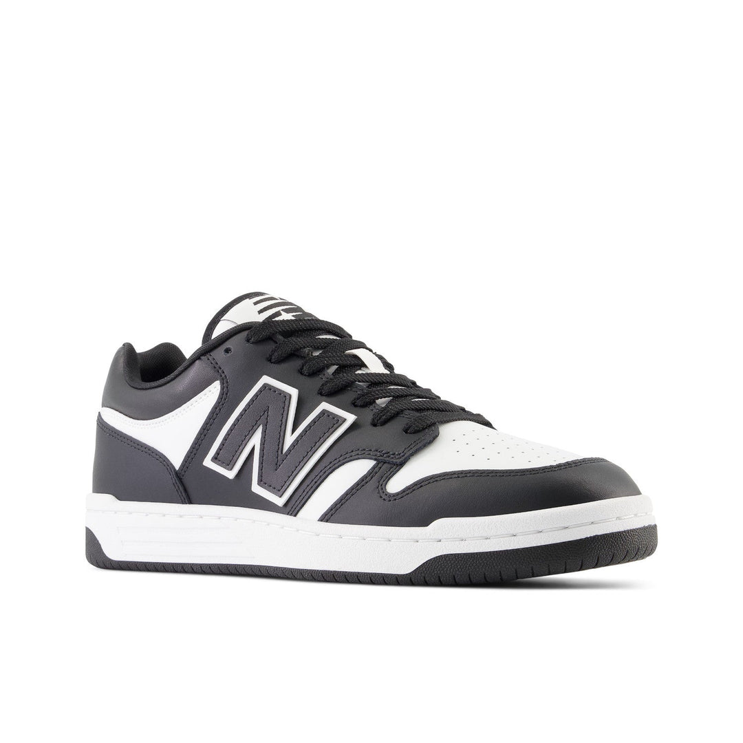 Unisex New Balance 480 Color: White Black 3