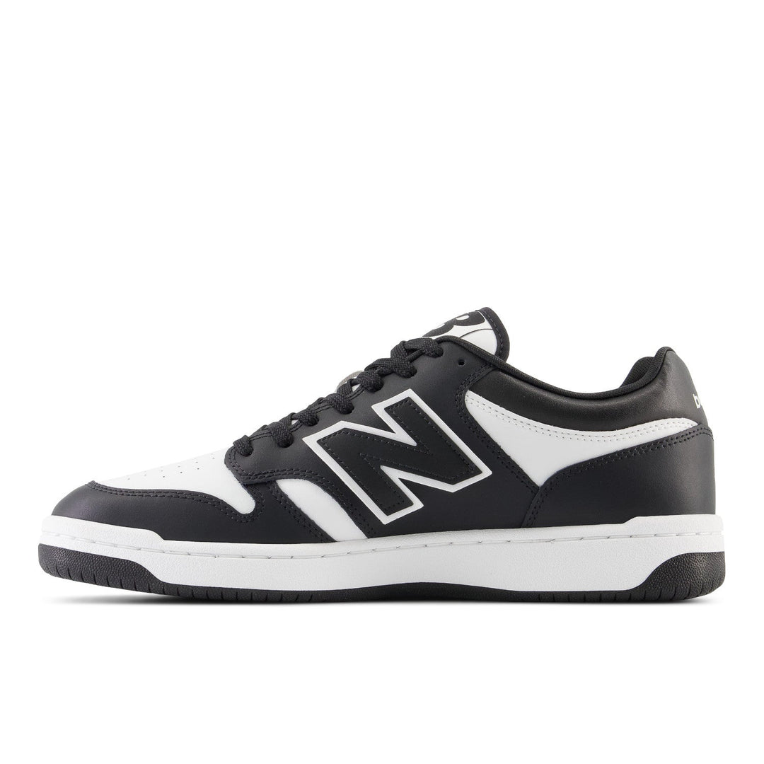 Unisex New Balance 480 Color: White Black 2