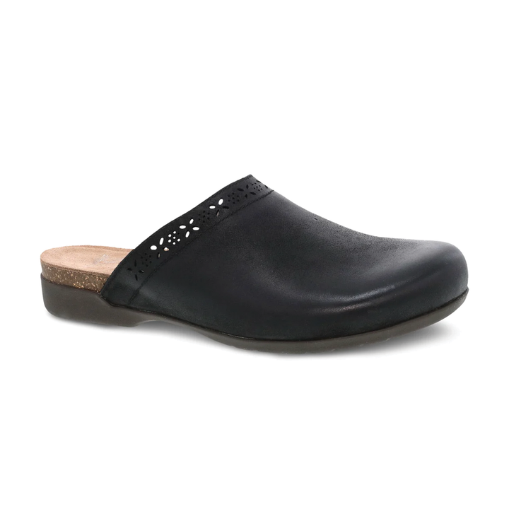 Women's Dansko Robbie Color: Black Burnished Nubuck 