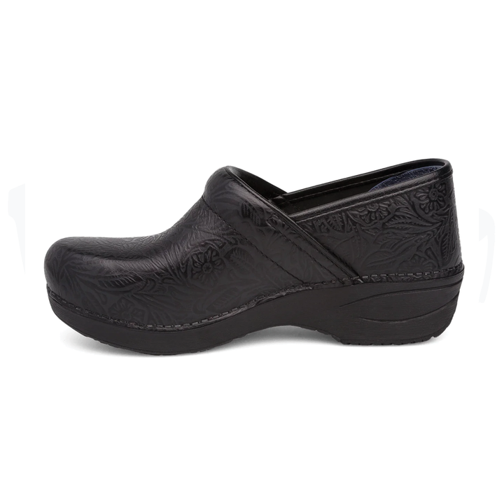 Women's Dansko XP 2.0 Clog Color: Black Floral Tool 2