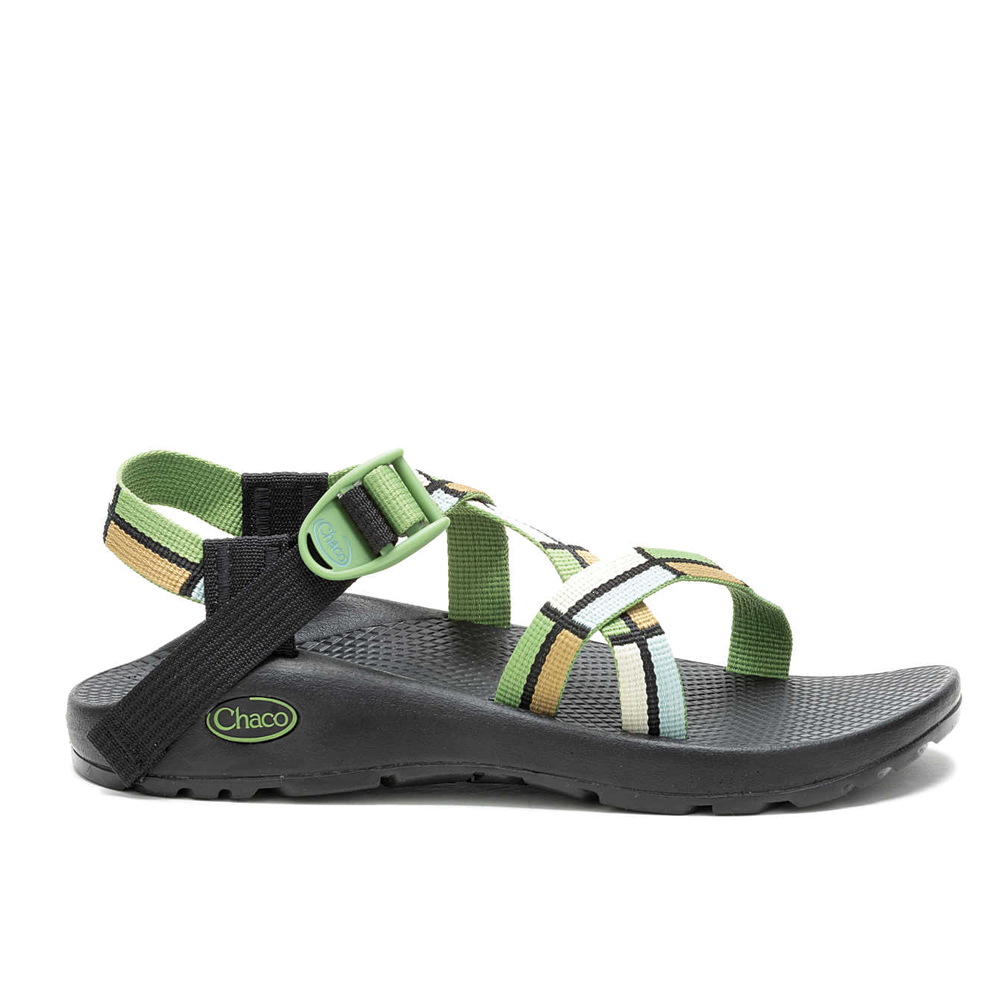 Women's Chaco Z/1 Classic Sandal Color: Block Green 2