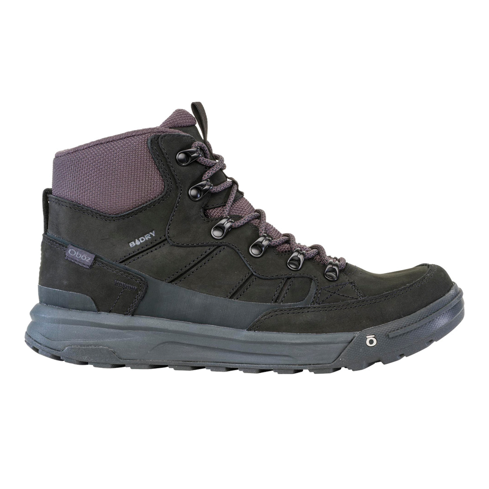 Men's Oboz Burke Mid Leather Waterproof Color: Black Sea 2