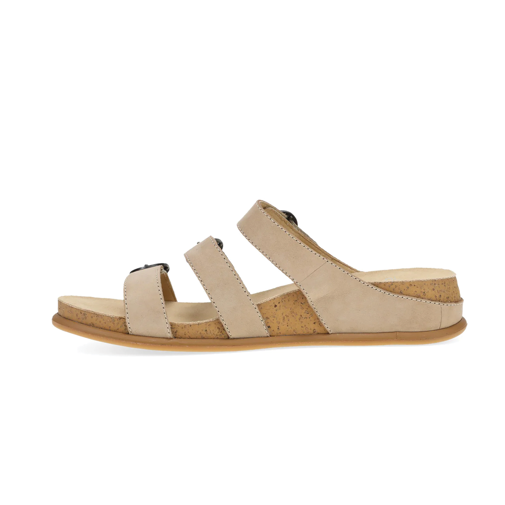 Women's Dansko Campbell Sandal Color: Sand Milled Nubuck  2