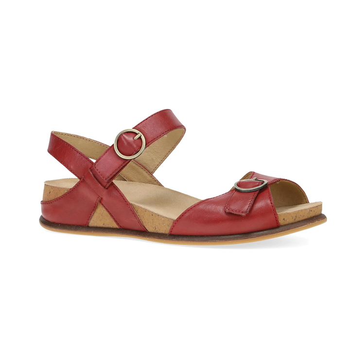 Women's Dansko Candace Sandal Color: Red 1