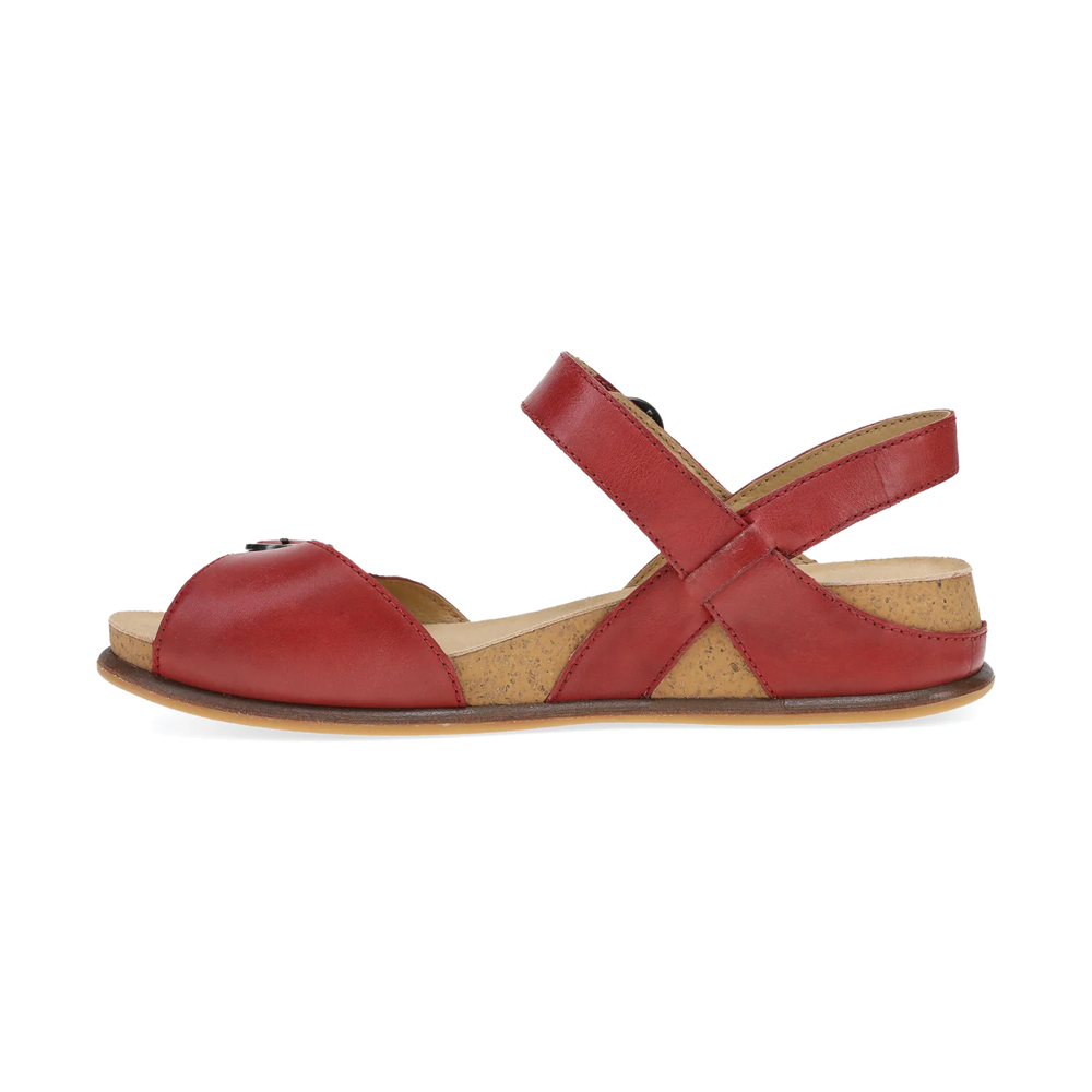 Women's Dansko Candace Sandal Color: Red 2