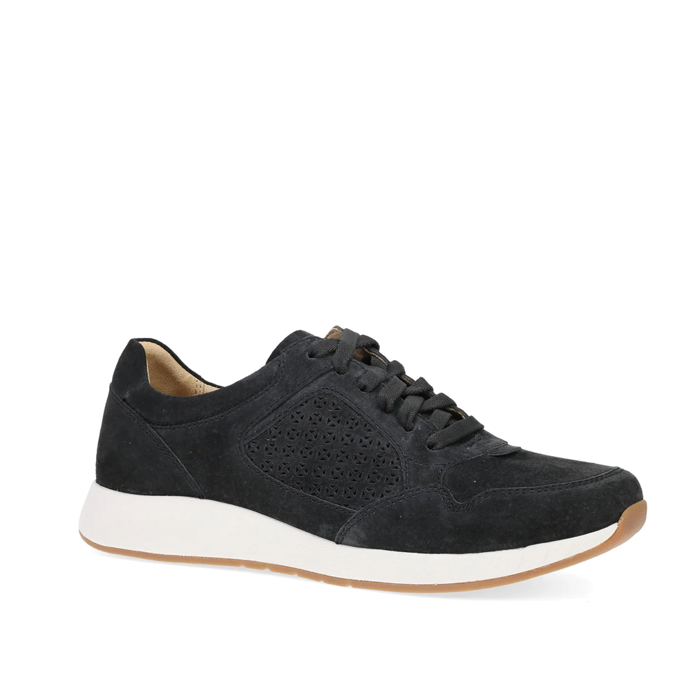 Women's Dansko Catie Sneaker Color: Black Suede  1