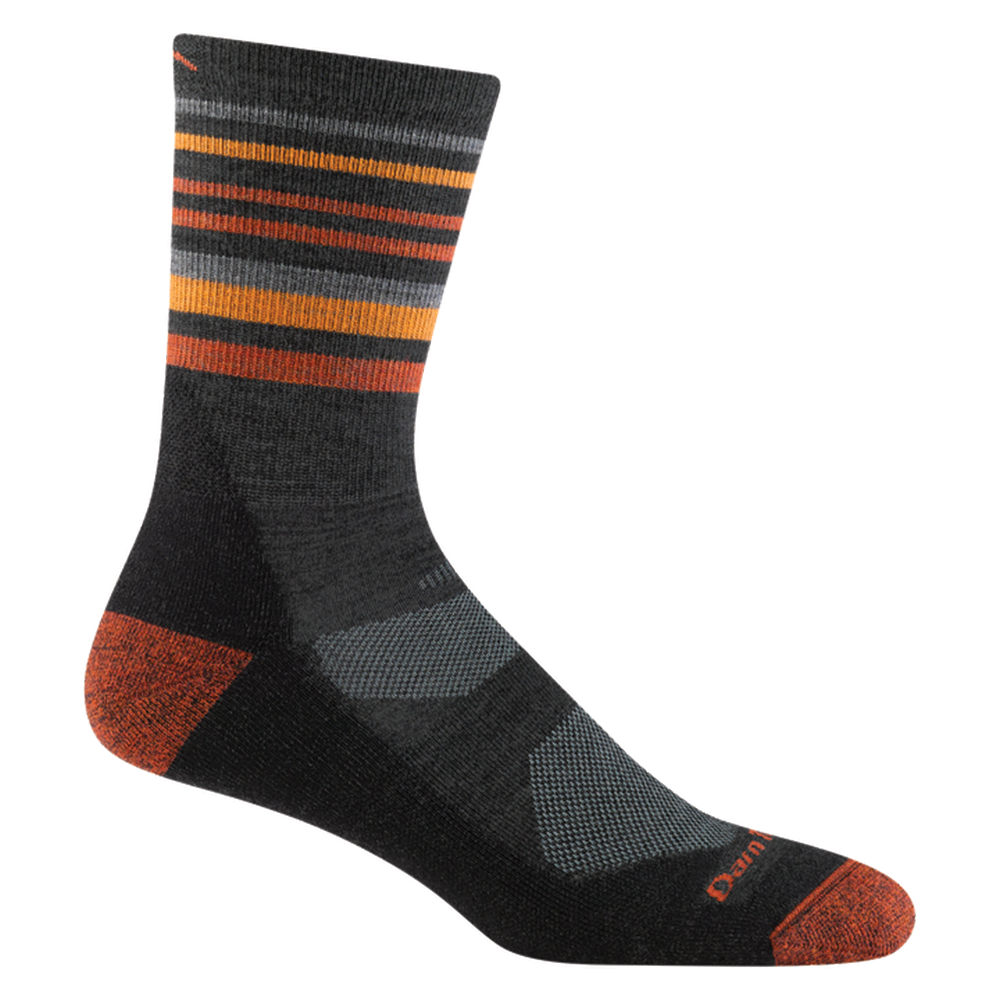 Men's Darn Tough Fastpack Micro Crew Lightweight Hiking Sock Color: Charcoal