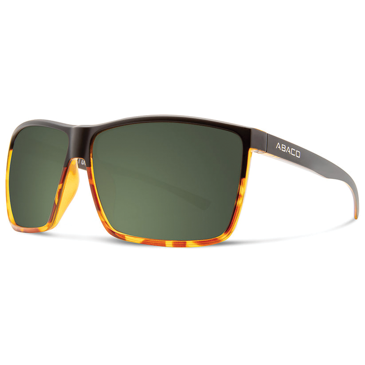 Abaco Polarized Crash Boat Color: Matte Black / Tortoise Fade/ G15 1