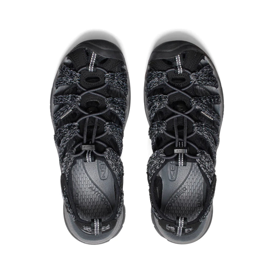 Women's Keen Whisper Color: Black/ Steel Grey  5