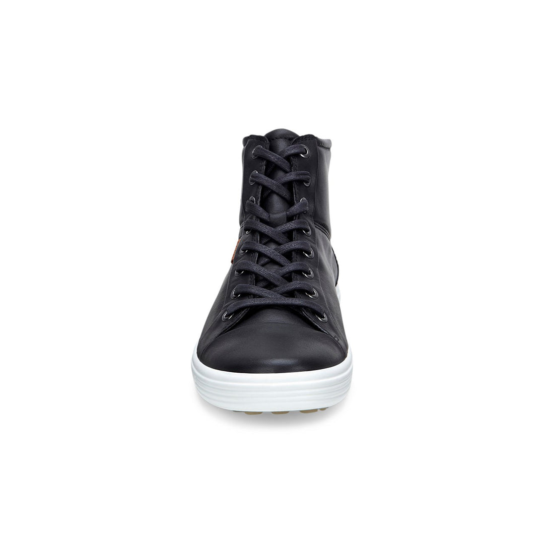 Women's Ecco Soft 7 High-Top Sneaker Color: Black 