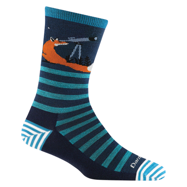 Women's Darn Tough Animal Haus Crew Lightweight Lifestyle Sock Color: Eclipse