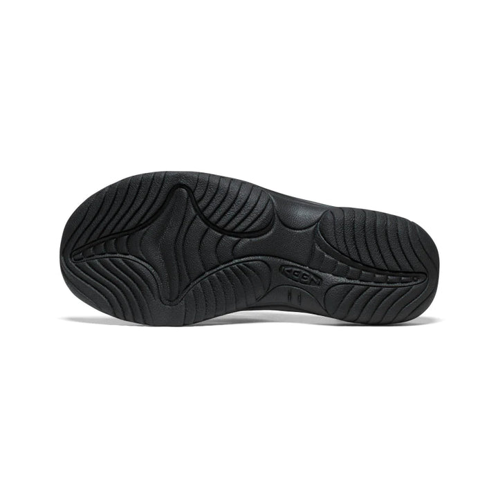 Men's Keen Kona Leather Flip Flop Color: Black/ Steel Grey  3