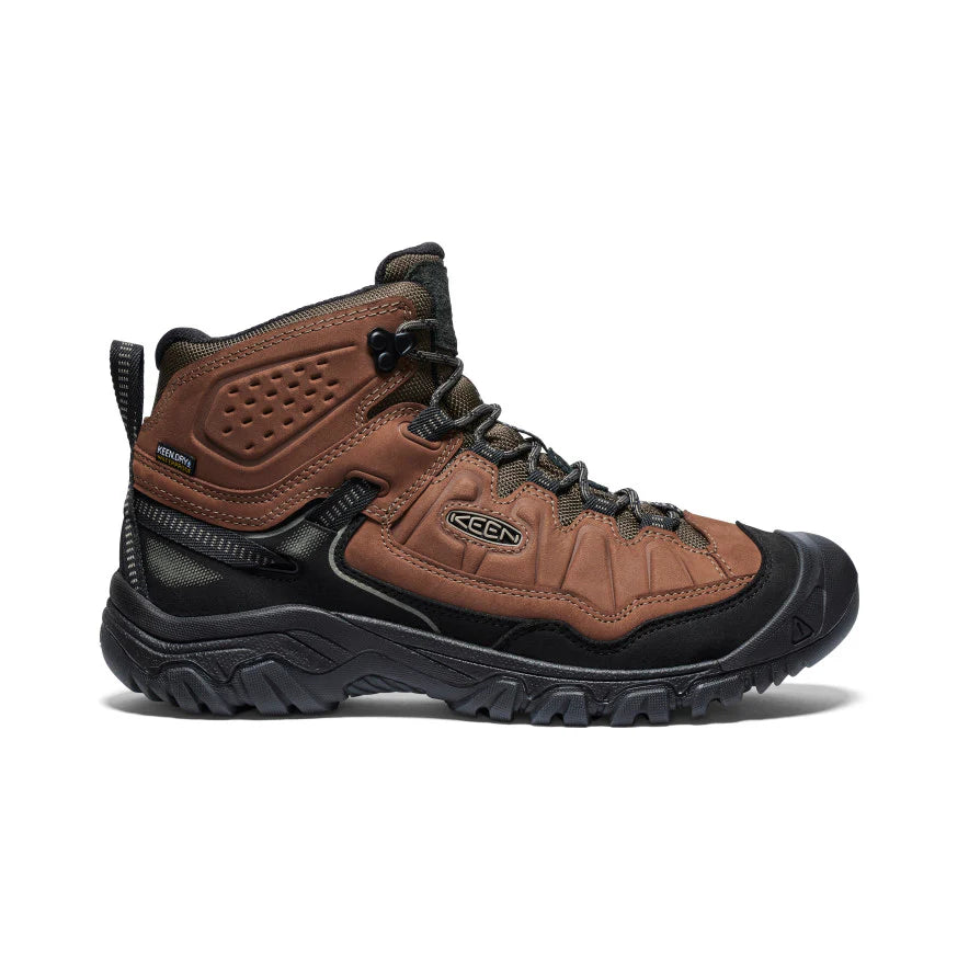 Men's Keen Targhee IV Waterproof Hiking Boot Color: Bison/ Black (WIDE WIDTH) 2