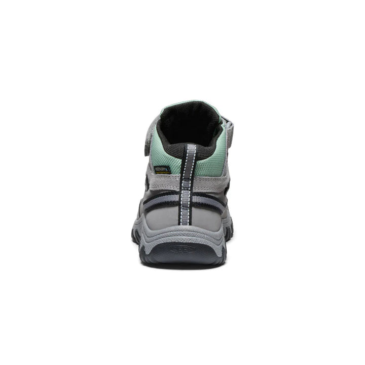 Little Kid's Keen Targhee IV Waterproof Hiking Boot Color: Alloy/ Granite Green 4