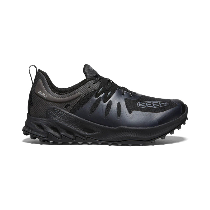 Men's Keen Zionic Waterproof Hiking Shoe Color: Black/ Steel Grey  2