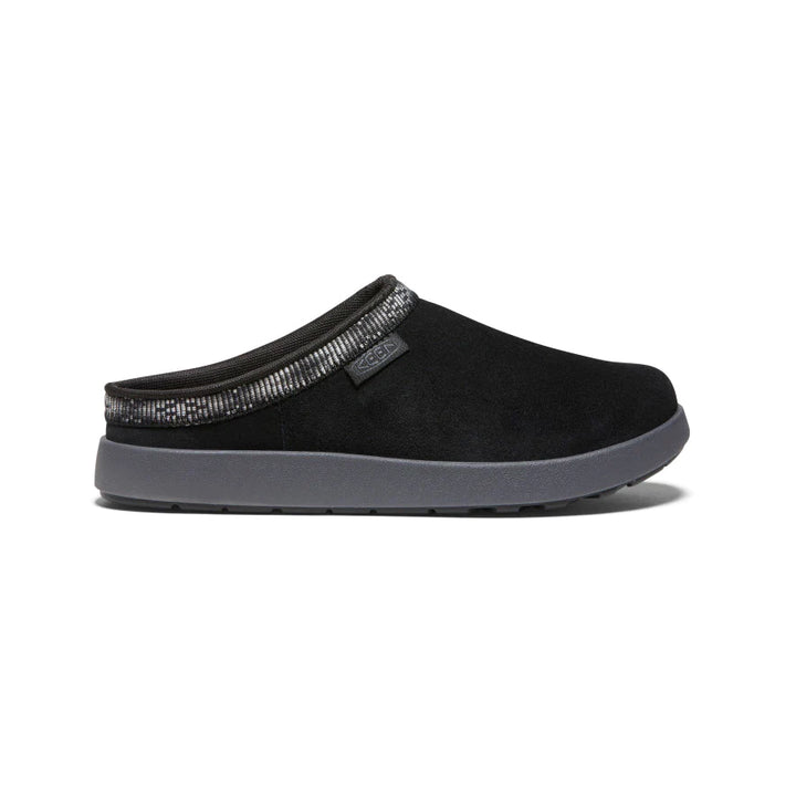 Women's Keen Elle Suede Mule Color: Black / Magnet