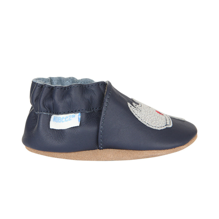 Robeez Friends Wrap Around Soft Soles Color: Navy  4