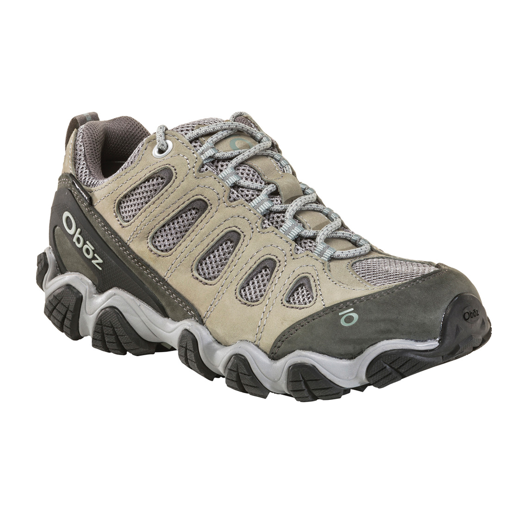 Women's Oboz  Sawtooth II Low Waterproof Color: Frost Gray / Sage 