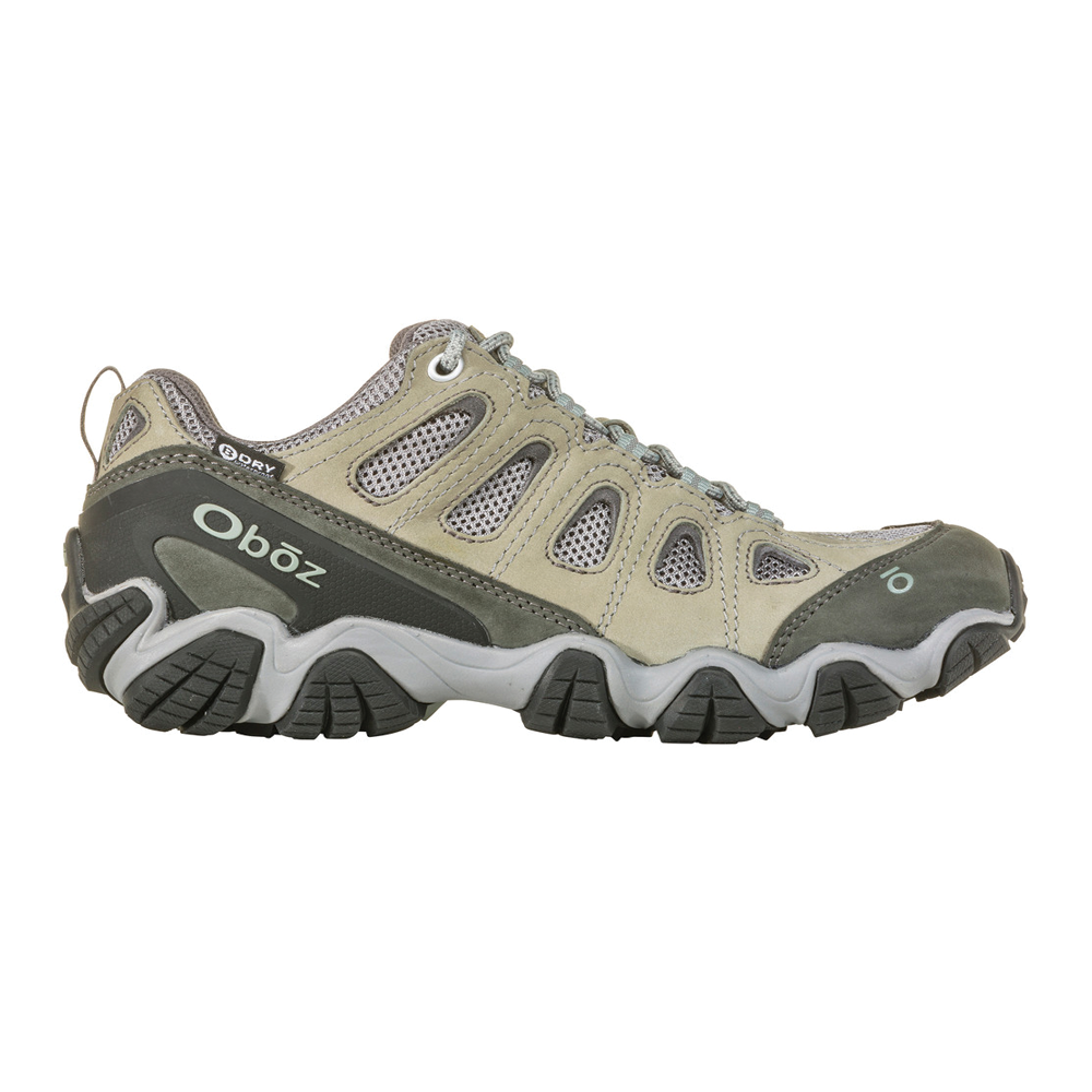 Women's Oboz  Sawtooth II Low Waterproof Color: Frost Gray / Sage 