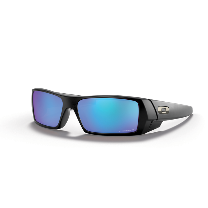 Oakley Gascan Color: Prizm Sapphire Polarized Lenses, Matte Black Frame  1