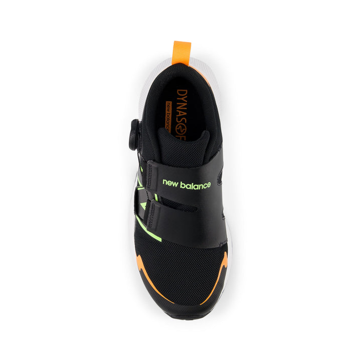 Big Kid's New Balance DynaSoft Reveal v4 BOA Color: Black with Lime Glo 3