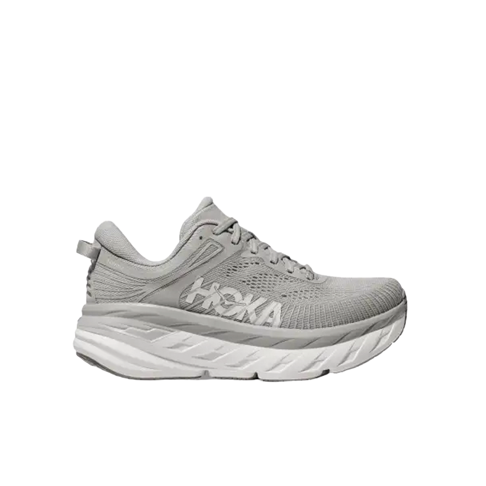 Women's Hoka Bondi 7 Color: Harbor Mist / White (WIDE WIDTH) 1