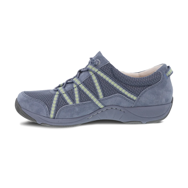 Women's Dansko Harlyn Color: Blue Suede Sneaker 2