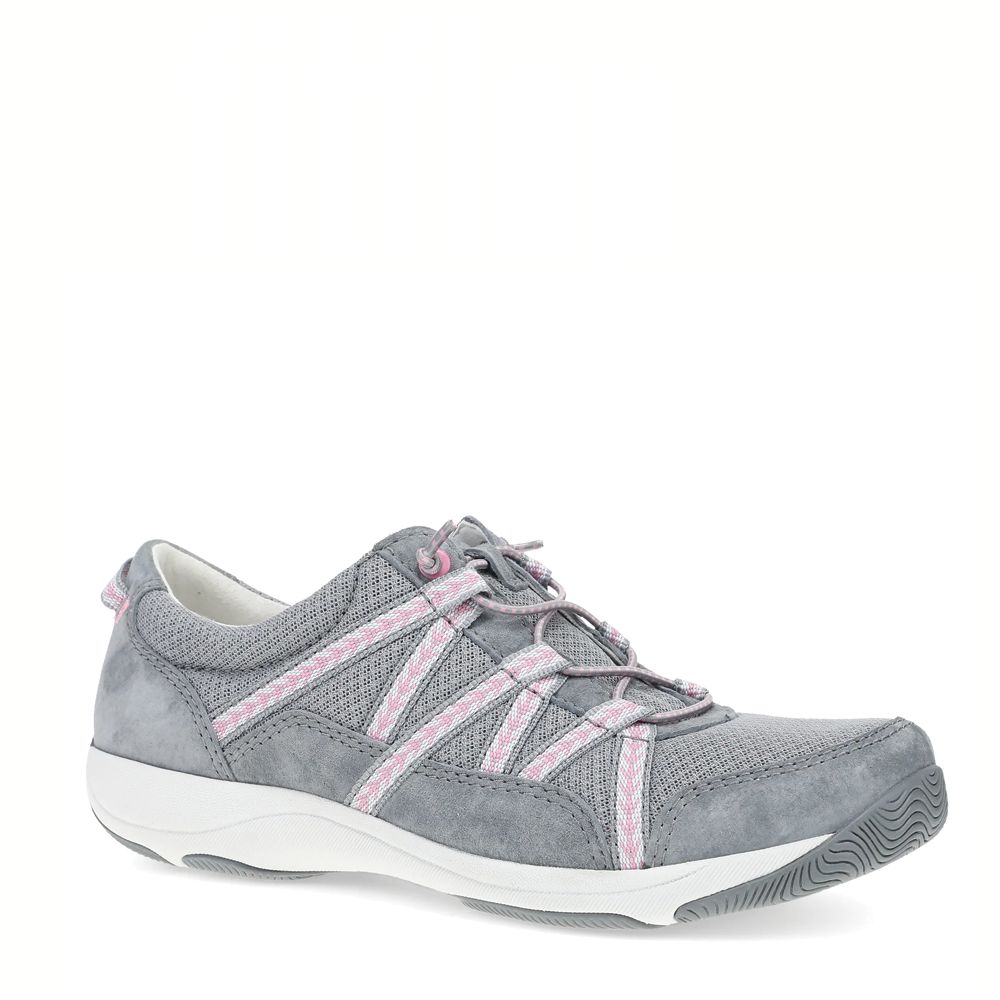 Women's Dansko Harlyn Color: Grey Suede Sneaker 1