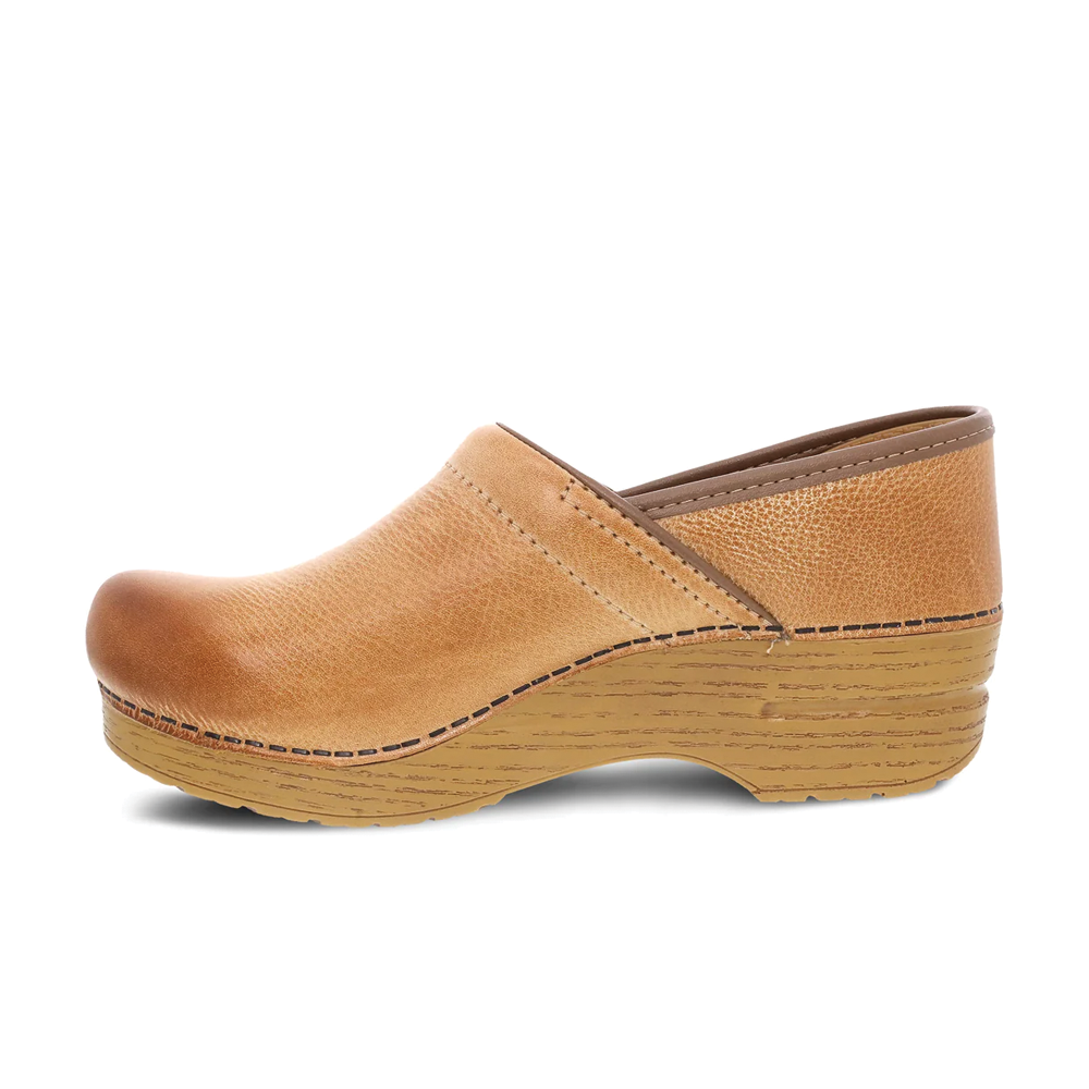 Women's Dansko Wide Pro Color: Honey Distressed Clog  v2