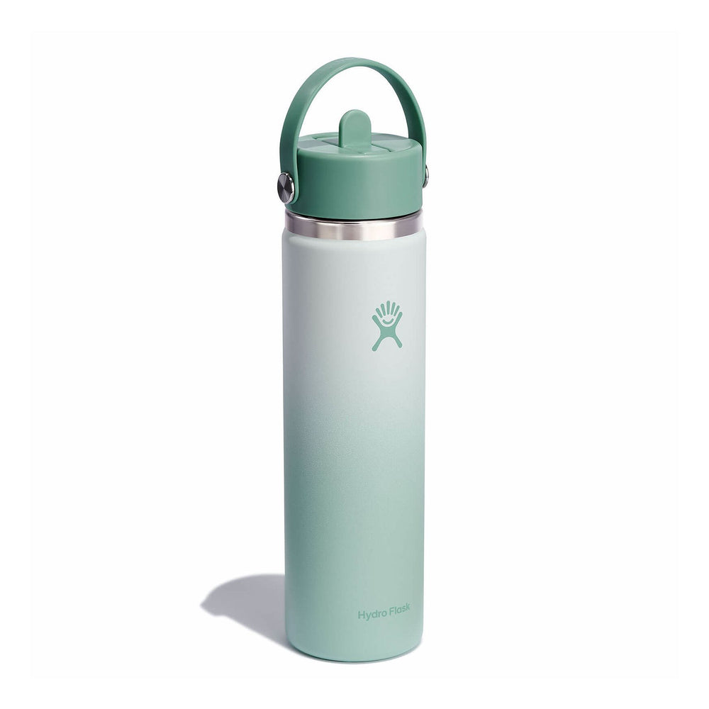 Hydro Flask 24oz Wide Mouth with Flex Straw Cap Color: Matcha Ombre2