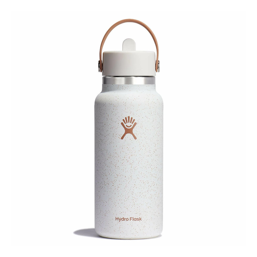 Hydro Flask 32oz Wide Mouth with Flex Straw Cap Color: Speckled Seasalt 1