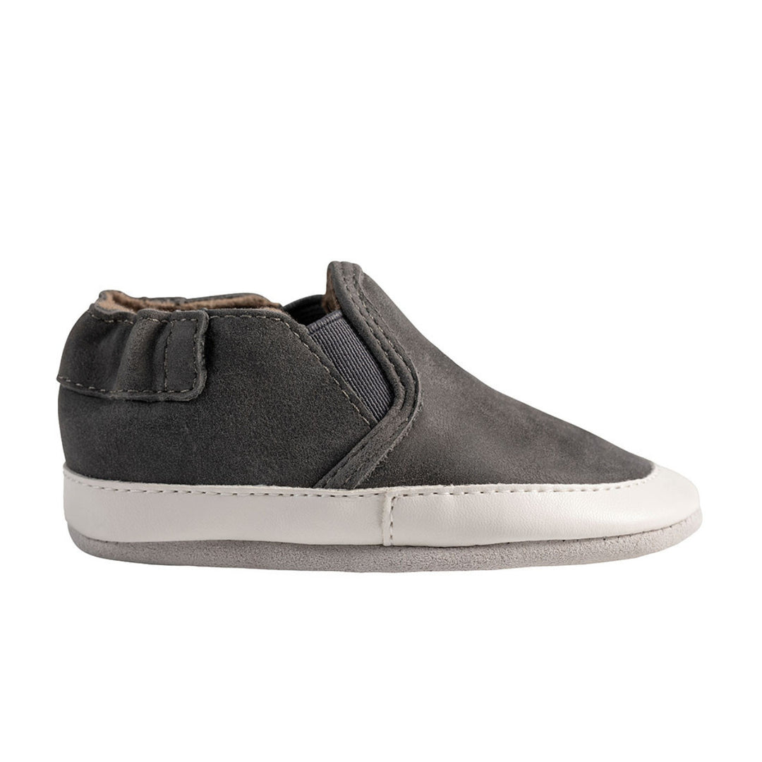 Robeez Liam Soft Soles Color: Charcoal Grey 