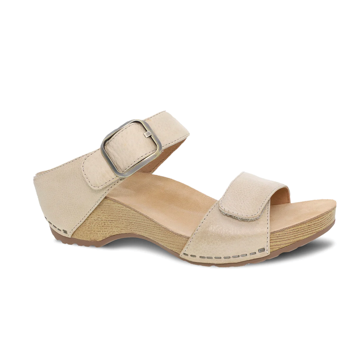 Women's Dankso Tanya  Color: Linen Milled Burnished Sandal 1