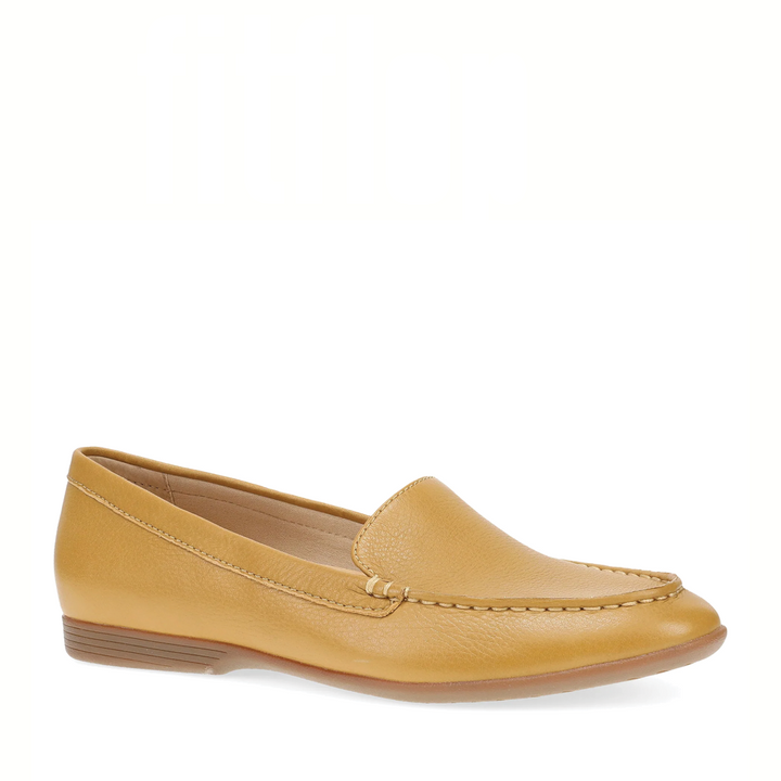 Women's Dansko Lorri Color: Wheat Tumbled Flat  1