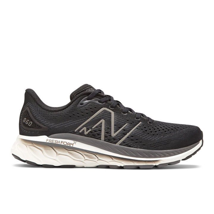 Men's New Balance Fresh Foam X 880v13 Color: Black with White & Magnet 