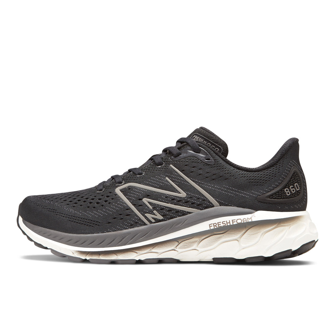 Men's New Balance Fresh Foam X 880v13 Color: Black with White & Magnet 