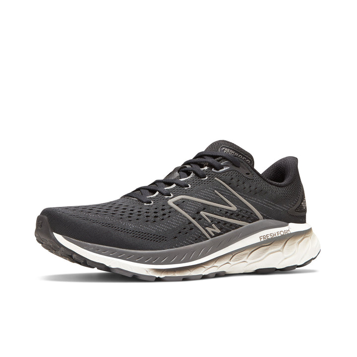 Men's New Balance Fresh Foam X 880v13 Color: Black with White & Magnet 