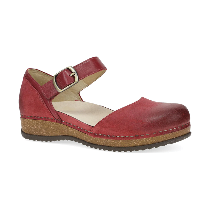 Women's Dansko Mae Mary Jane Color: Red 1