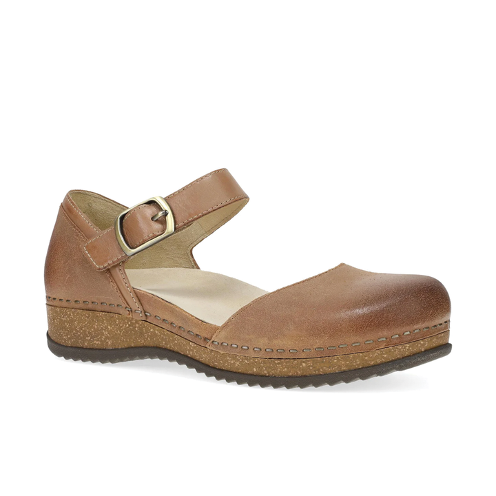 Women's Dansko Mae Mary Jane Color: Tan 1